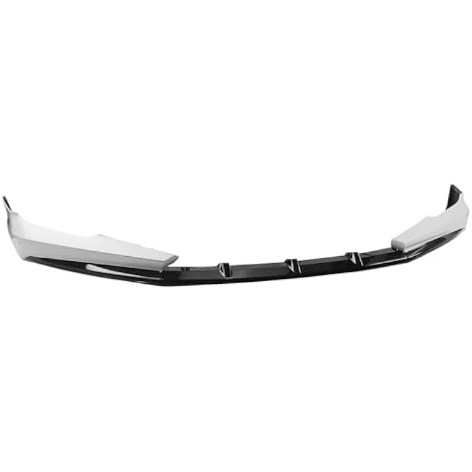 demulax Front Bumper Spoiler Lip, for Accord, 2021 Car Lower Guard Plate White Side Air Vent Trim Canard Splitter Blade Kit Front Bumper Vent Cover - Image 5