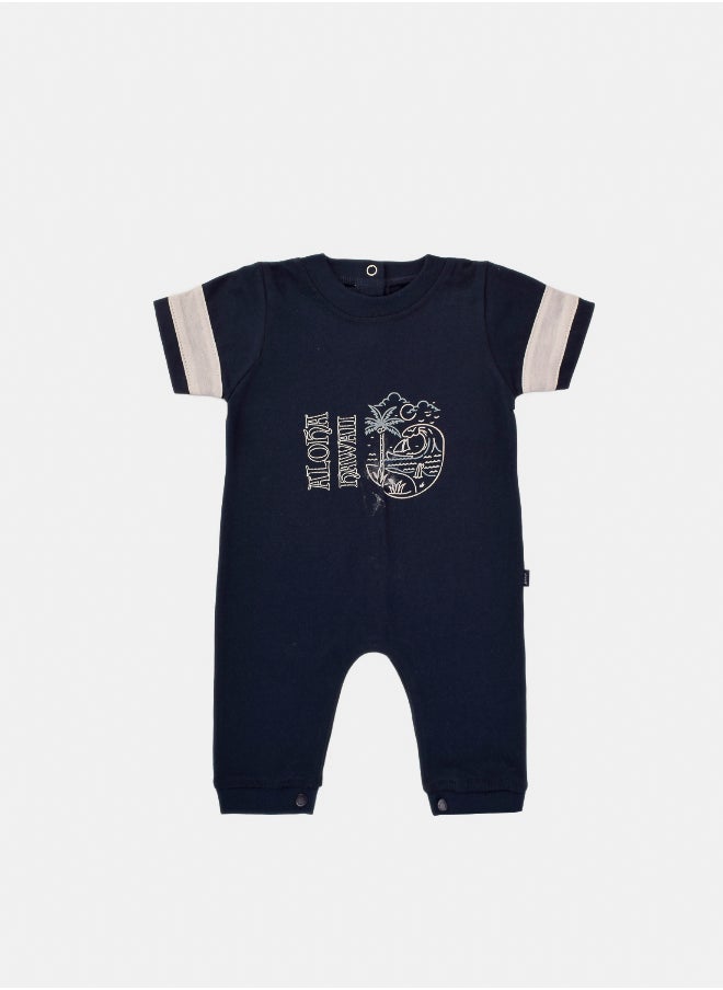 Junior Baby Boys Printed Romper  - Image 1