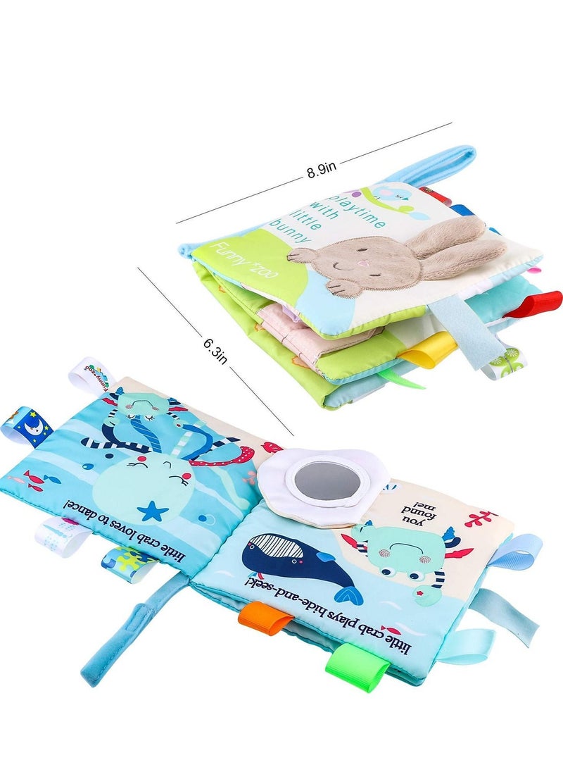 Y&D - Baby Soft Book Cloth Book, Books Touch and Feel for 0-12 Months Toys, Infants Kids - Image 1