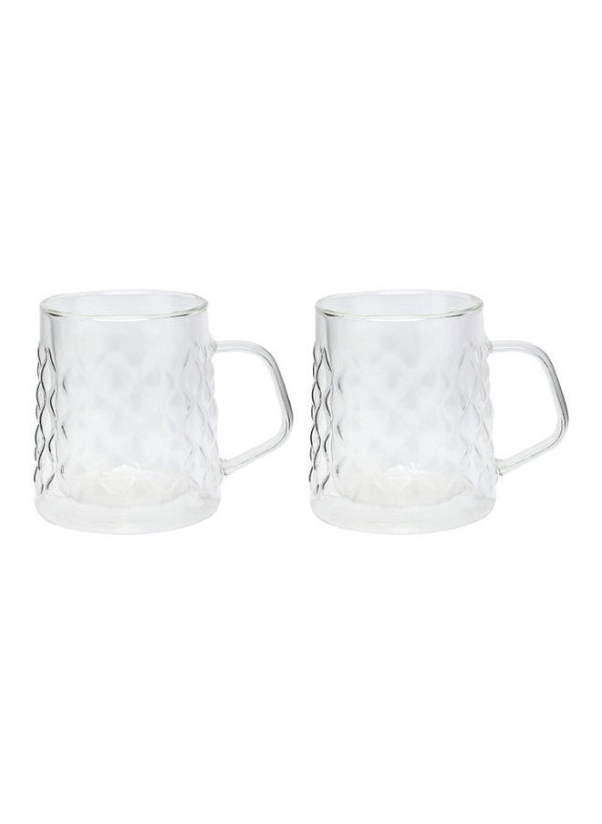 Trust - 2-Piece Double Wall Glass Cups 300 Milliliter Clear - Image 1