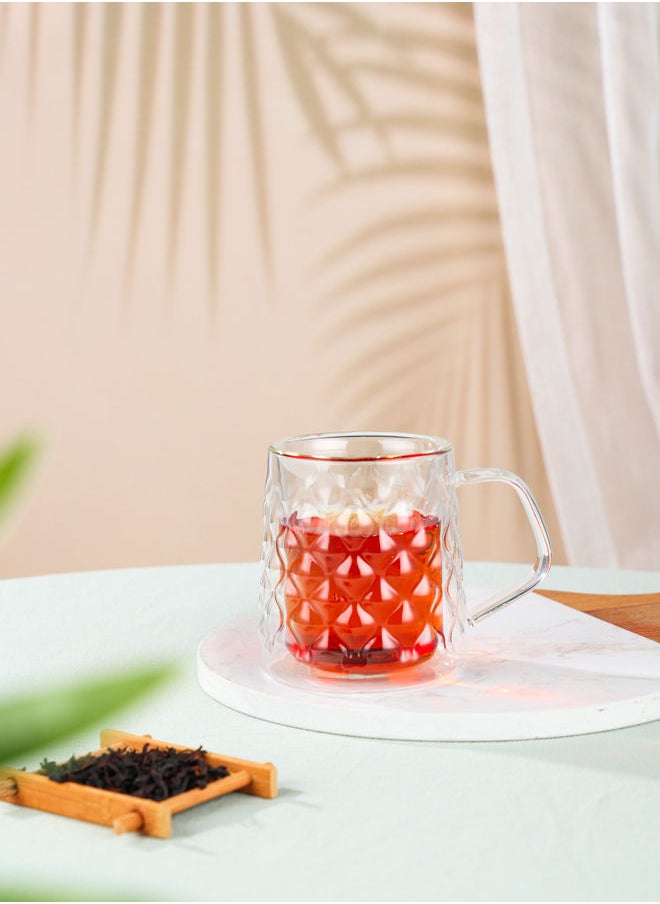 Trust - 2-Piece Double Wall Glass Cups 300 Milliliter Clear - Image 1