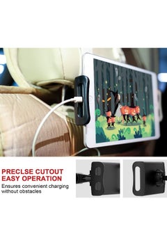 DUSALA Car Tablet Holder, Headrest Mount for Tablet such as Galaxy Tabs, Other 4.7 -12.9" Cell Phones and Tablets  - Image 5