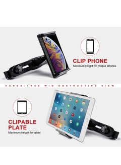DUSALA Car Tablet Holder, Headrest Mount for Tablet such as Galaxy Tabs, Other 4.7 -12.9" Cell Phones and Tablets  - Image 4
