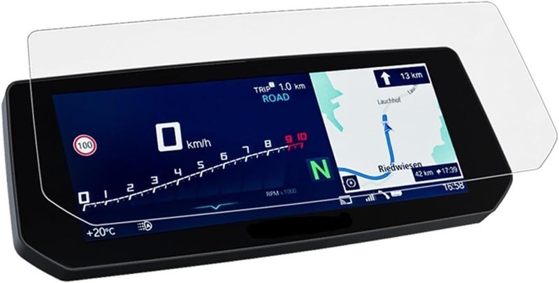 QASULER Motorcycle Dashboard Screen Protector - Image 1