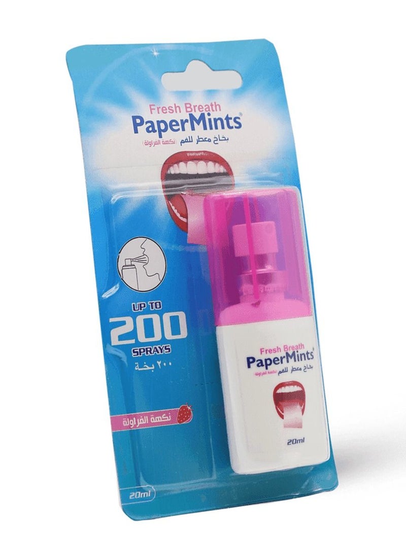 بيبرمينتس بيبر منتس منعش للفم، بنكهة الفراولة200 بخة - Image 2