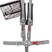 AAAA Aces Racing 5 Point Harness With 2 Inch Padding E4 Certified Silver - Image 2