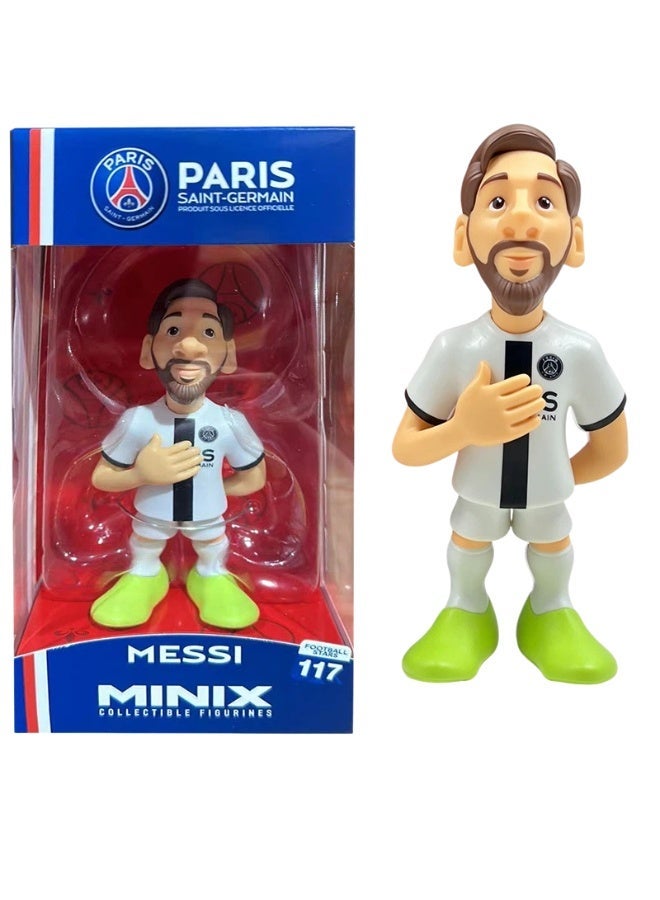 Messi Figure, Paris Saint-Germain Football Star Collectible Figurine, Soccer Fan Desk Ornament Gift - Image 1