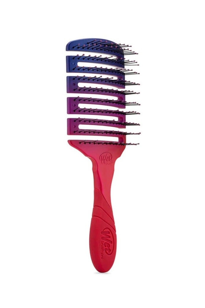 Wet Brush Pro Flexible Dry Square Hair Brush | Ombre Hot Pink - Image 2