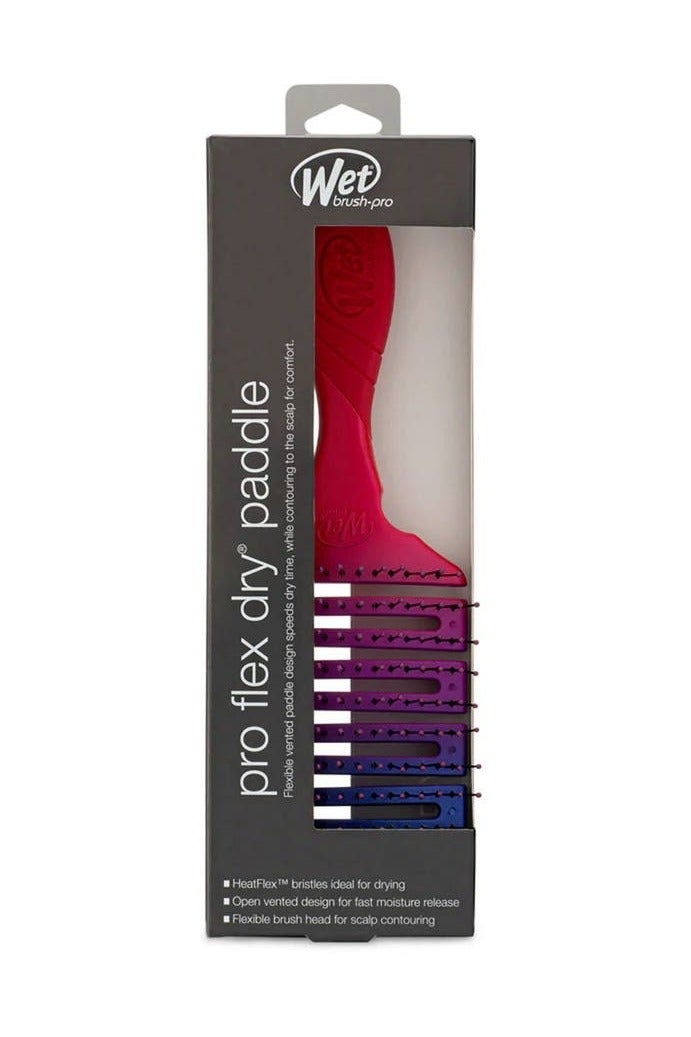 Wet Brush Pro Flexible Dry Square Hair Brush | Ombre Hot Pink - Image 3
