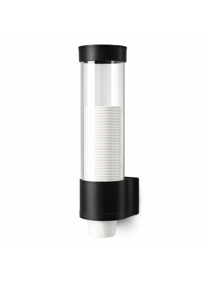 حامل وموزع أكواب ورقية يُثبت على الحائط – سعة حتى ٥٠ كوب – توزيع كوب واحد في كل مرة – موفر للمساحة – مناسب لمبردات المياه والمكاتب والعيادات - Image 1