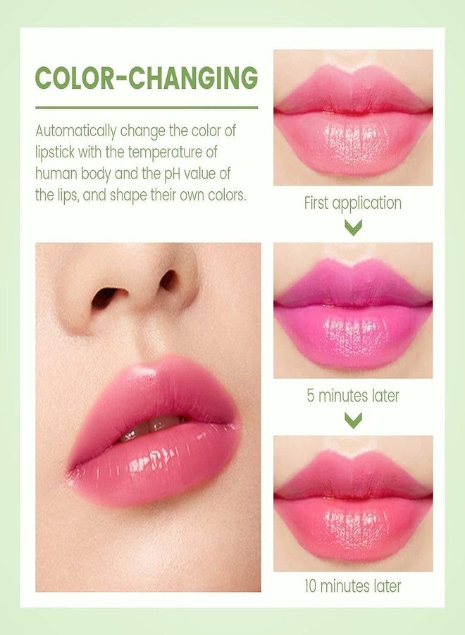 Digital Shoppy Moisture Lip Balm Aloe Vera Natural Lipbalm Temperature Changed Color Lipstick Long Lasting Nourish Protect Lips Care Makeup - Image 5