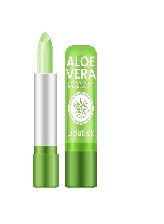 Digital Shoppy Moisture Lip Balm Aloe Vera Natural Lipbalm Temperature Changed Color Lipstick Long Lasting Nourish Protect Lips Care Makeup - Image 1