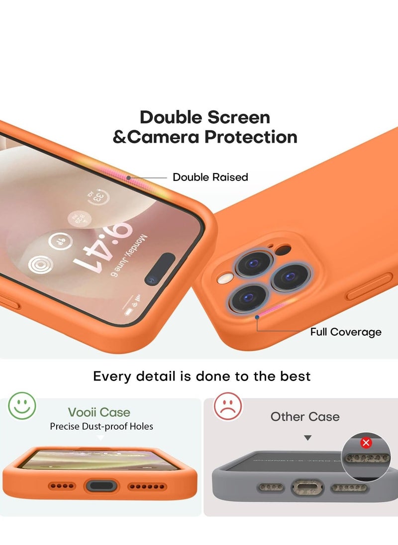 Raxoom ELTRAZONE Premium Silicone iPhone 15 Pro Case – Enhanced Protection, Camera Guard, and Soft Microfiber Lining - Image 3