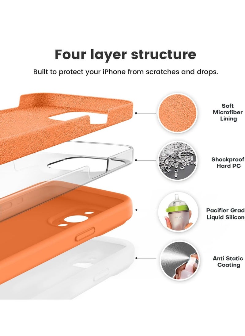 Raxoom ELTRAZONE Premium Silicone iPhone 15 Pro Case – Enhanced Protection, Camera Guard, and Soft Microfiber Lining - Image 2