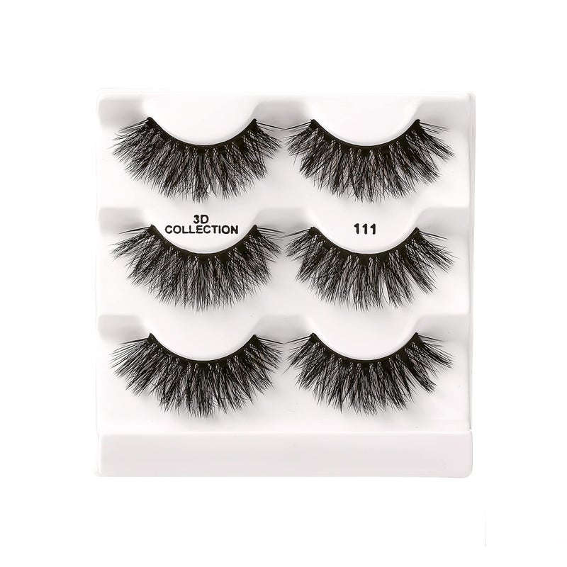 i.Envy iEnvy False Eyelashes 3 Pairs Fluffy and Natural Multiangle and Volume Faux Mink Lashes (11) - Image 4