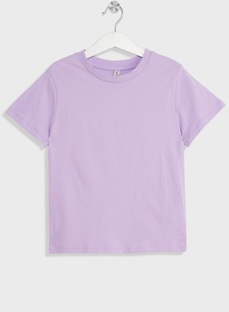 DeFacto Girl Regular Fit Short Sleeve T-Shirt  - Image 1