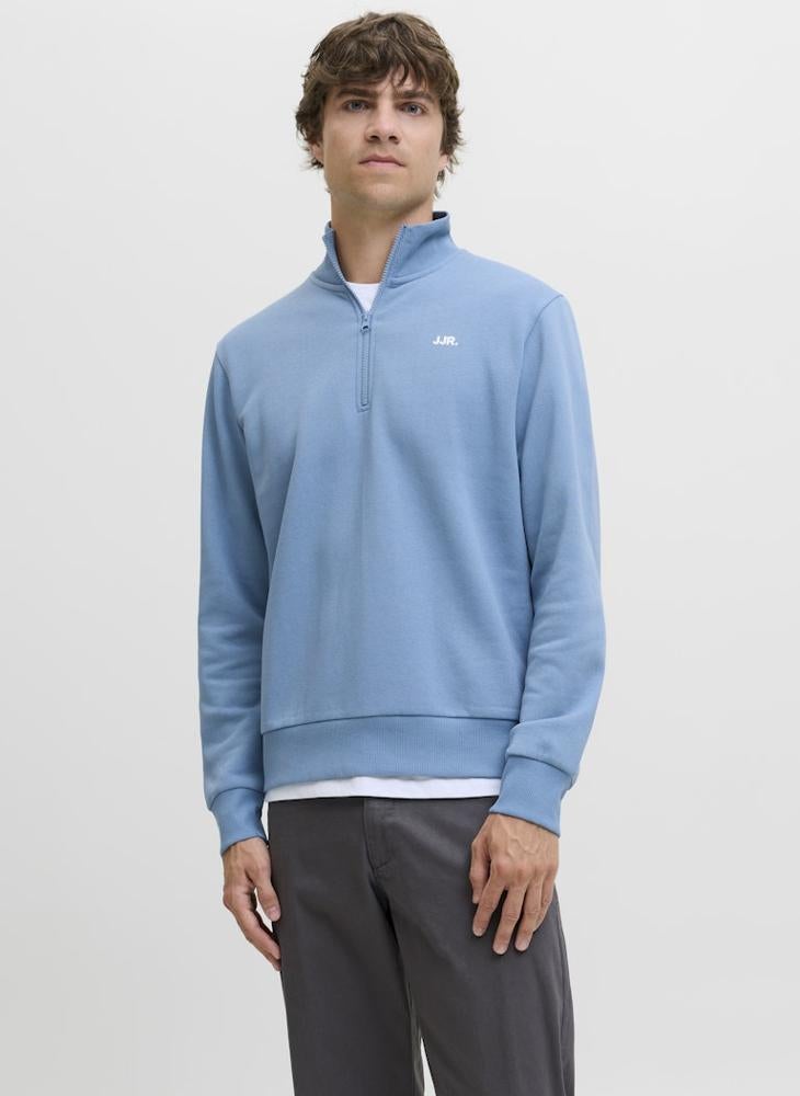 JJ Rebel Logo Sweat Half Zip Cardigan - Image 1