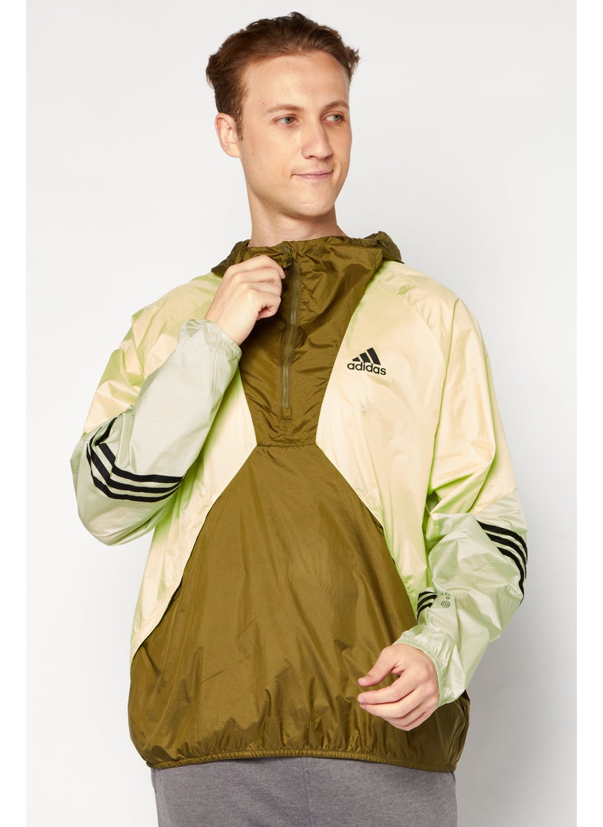 Men Sportswear Fit Brand Logo Outdoor Jacket, Olive/Lime - pzsku/Z4D4853D7DDCAF0F19A17Z/45/_/1724351361/e10091e2-5af8-43e3-8a76-b0f6b38107c9