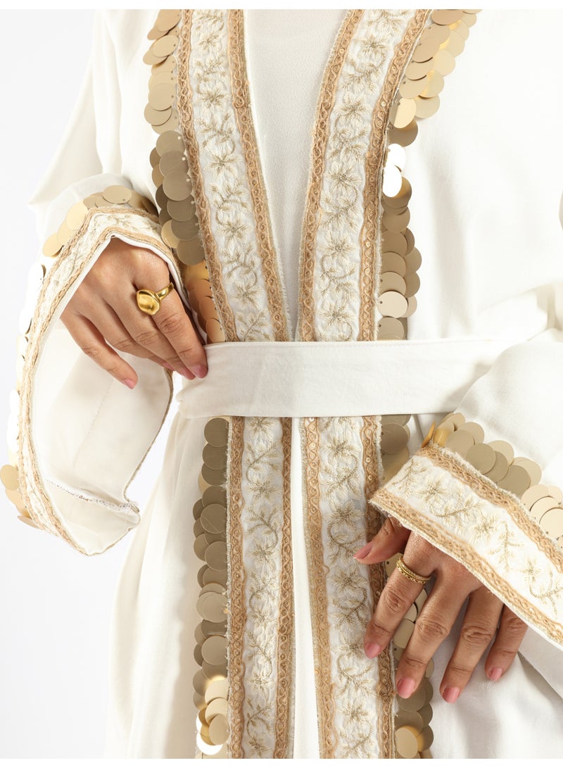 ايمالينا فاشون Golden Jewel Kaftan - Image 5