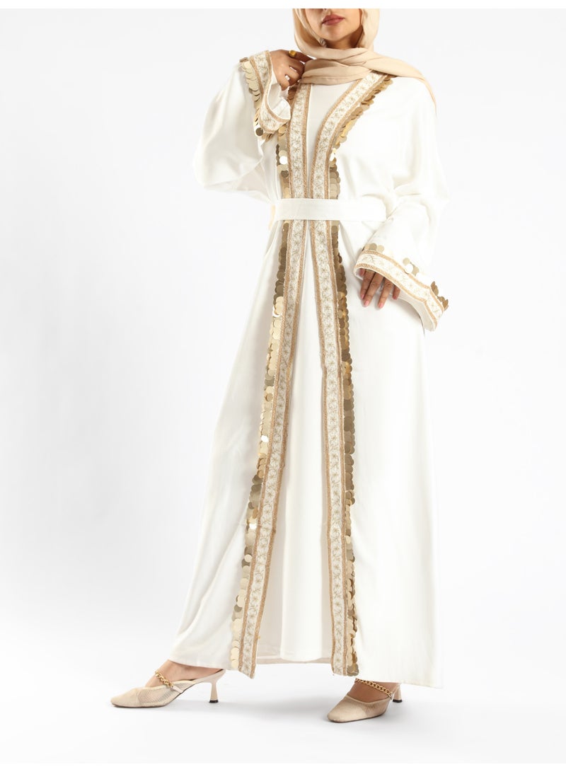 ايمالينا فاشون Golden Jewel Kaftan - Image 2