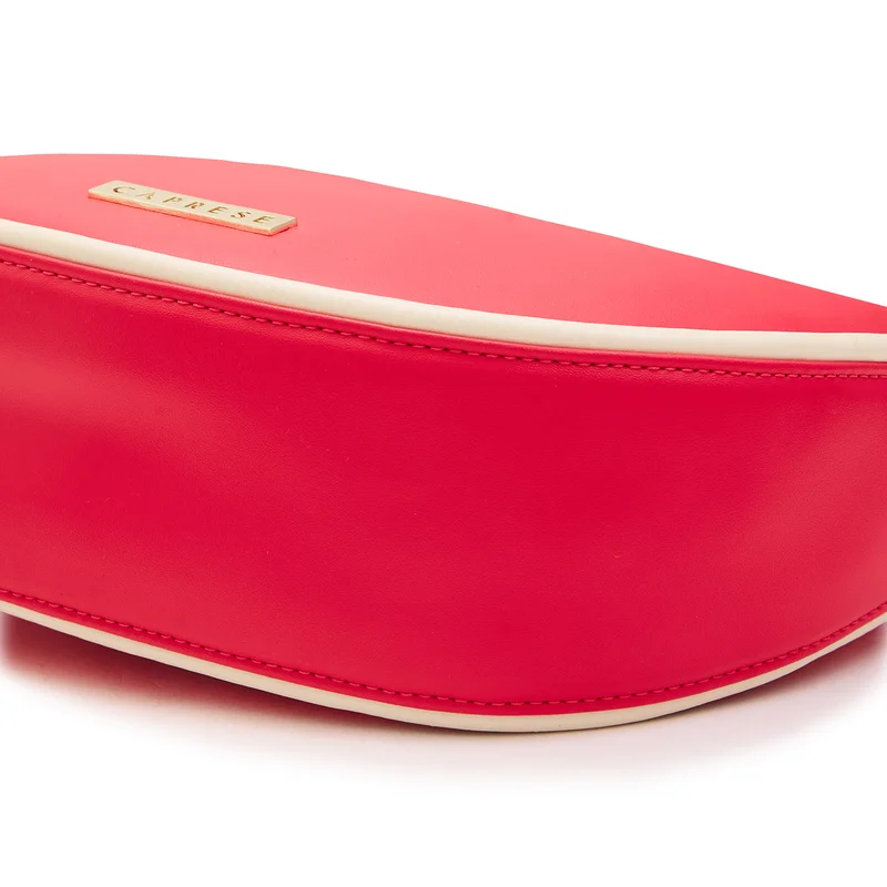 كابريس GRACIE SOLID MAGENTA FAUX LEATHER MEDIUM SATCHEL