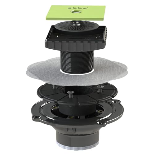 Ebbe E4024 PVC Three Piece Drain Assembly 2Inch Black - Image 1