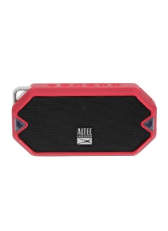 Altec Lansing HydraMini Wireless Bluetooth Speaker, IP67 Waterproof USB C Rechargeable Battery with 6 Hours Playtime, Compact, Shockproof, Snowproof, Everything Proof, Red  - Image 2