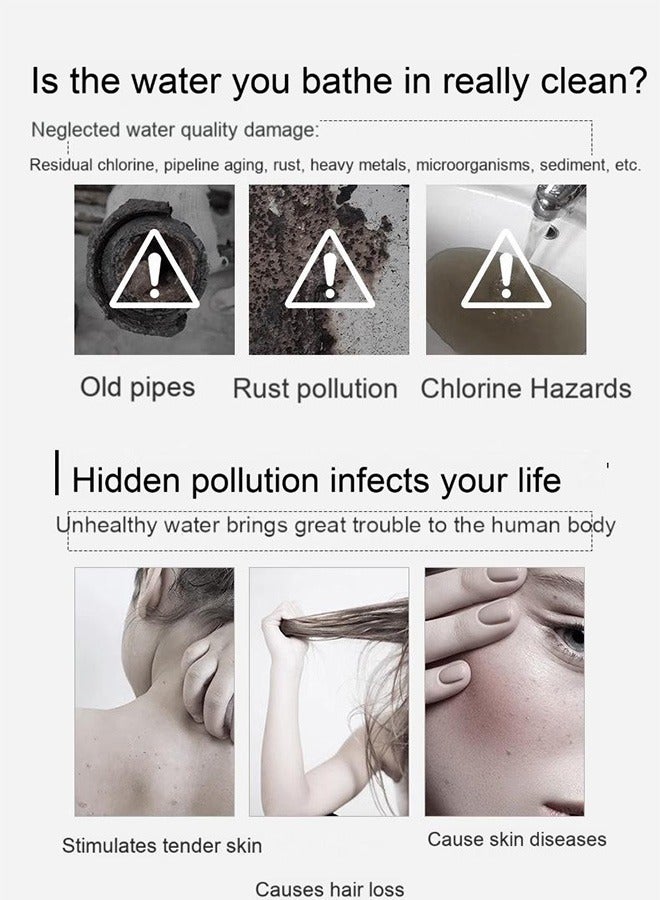 Vitamin Scented Beads shower Fliter, Anti Hair Loss, Prevents Dry Skin, Chlorine Removal, Rust Removal, Relaxing Aromatherapy, Non-Toxic (Milk scent),100g  - Image 2