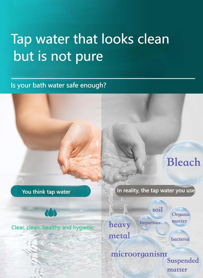 Vitamin Scented Beads shower Fliter, Anti Hair Loss, Prevents Dry Skin, Chlorine Removal, Rust Removal, Relaxing Aromatherapy, Non-Toxic (Milk scent),100g  - Image 3