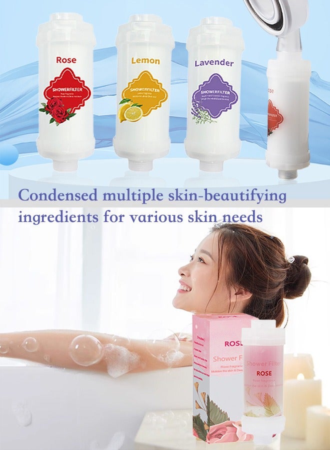 Vitamin Scented Beads shower Fliter, Anti Hair Loss, Prevents Dry Skin, Chlorine Removal, Rust Removal, Relaxing Aromatherapy, Non-Toxic (Milk scent),100g  - Image 5