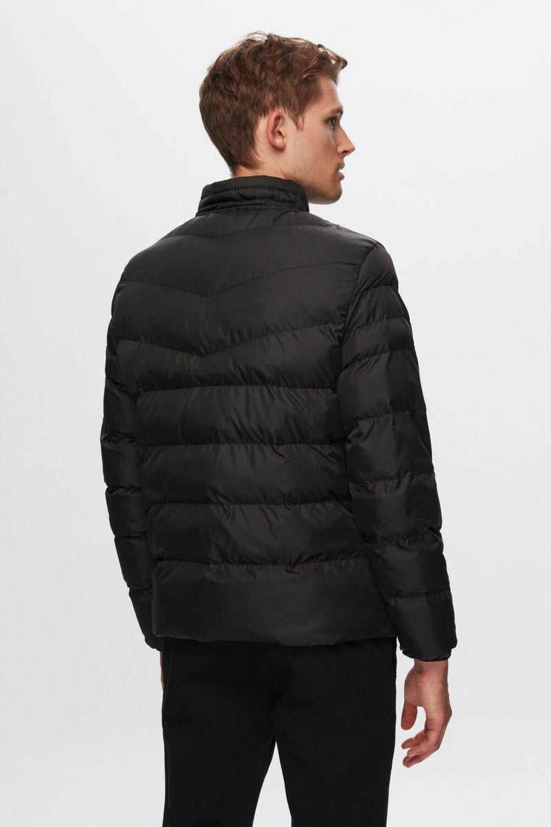 D'S DAMAT Slim Fit Black Windproof Fiber Filled Jacket 1HF07ORT01940  - Image 4