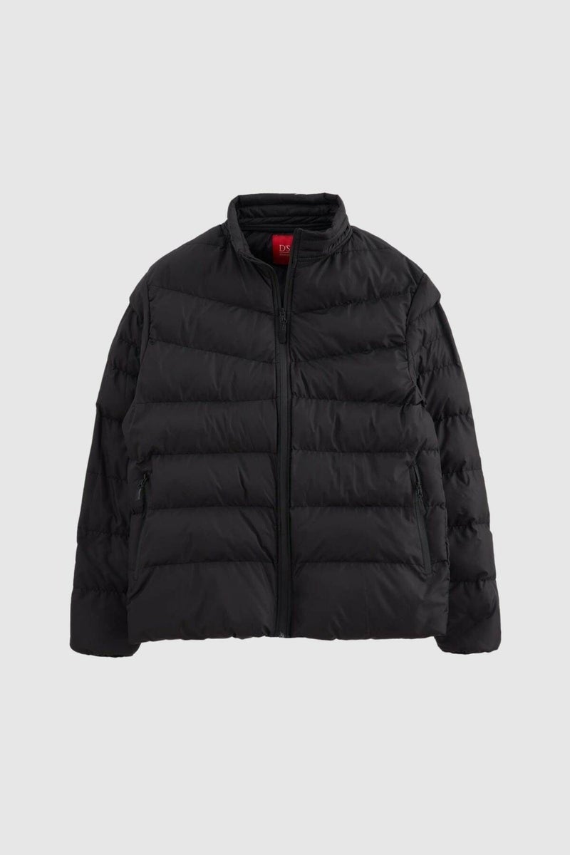 D'S DAMAT Slim Fit Black Windproof Fiber Filled Jacket 1HF07ORT01940  - Image 5