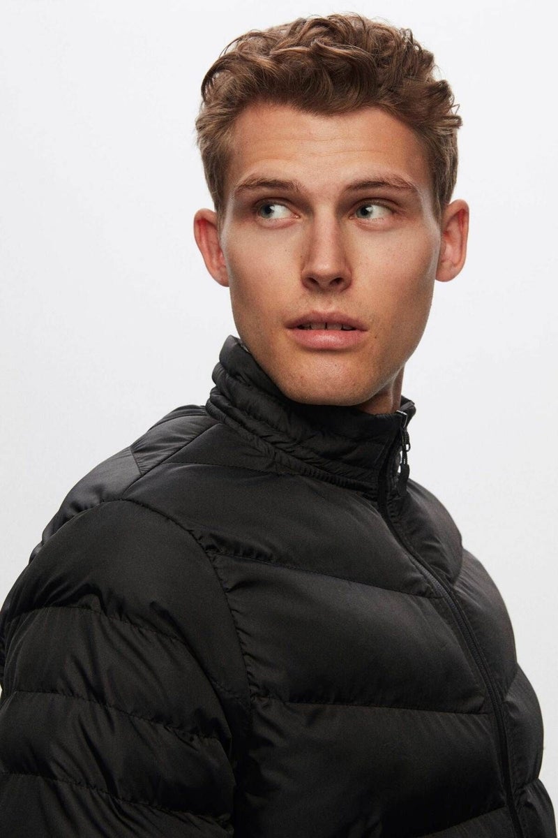 D'S DAMAT Slim Fit Black Windproof Fiber Filled Jacket 1HF07ORT01940  - Image 3