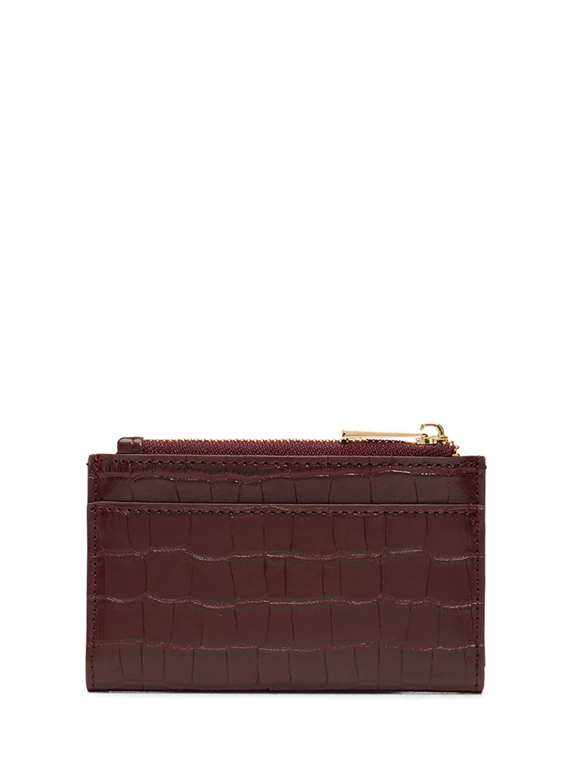 الدو Logo Detail Zip Through Card holders