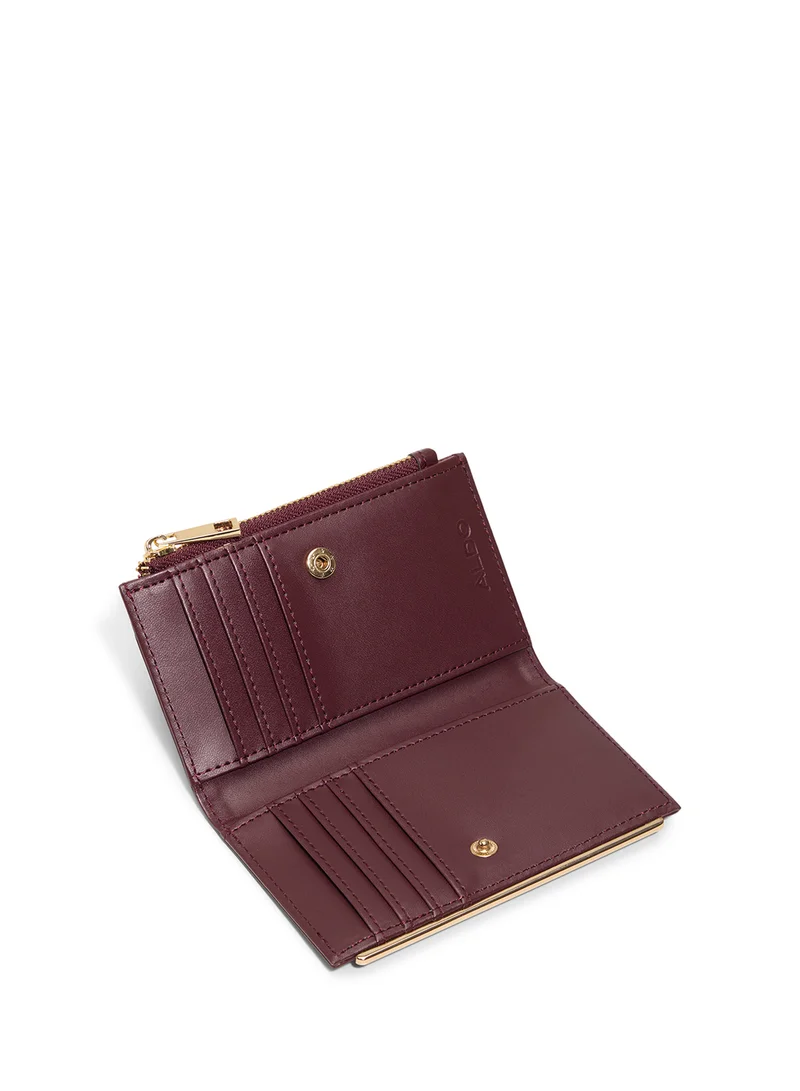 ALDO Logo Detail Zip Through Card holders