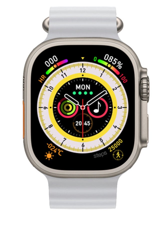 HW68 Ultra Smartwatch 200 mAh Long Battery Wireless Charging NFC Function Large Display Waterproof Bluetooth Full Touchscreen Smart Watch