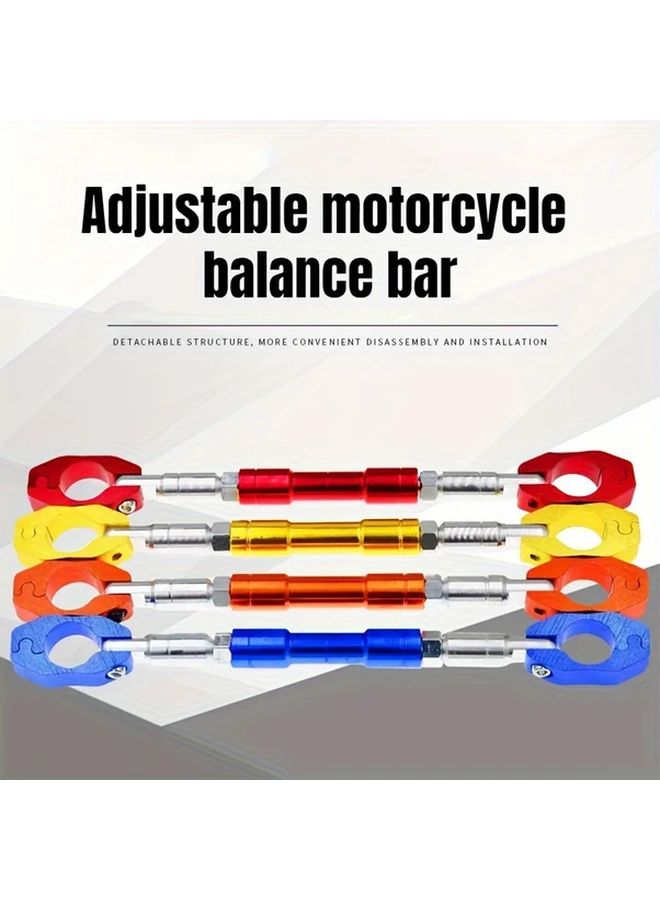 CNC Aluminum Alloy Balance Bar Silvery Motorcycle Stabilizer Adjustable - Image 3