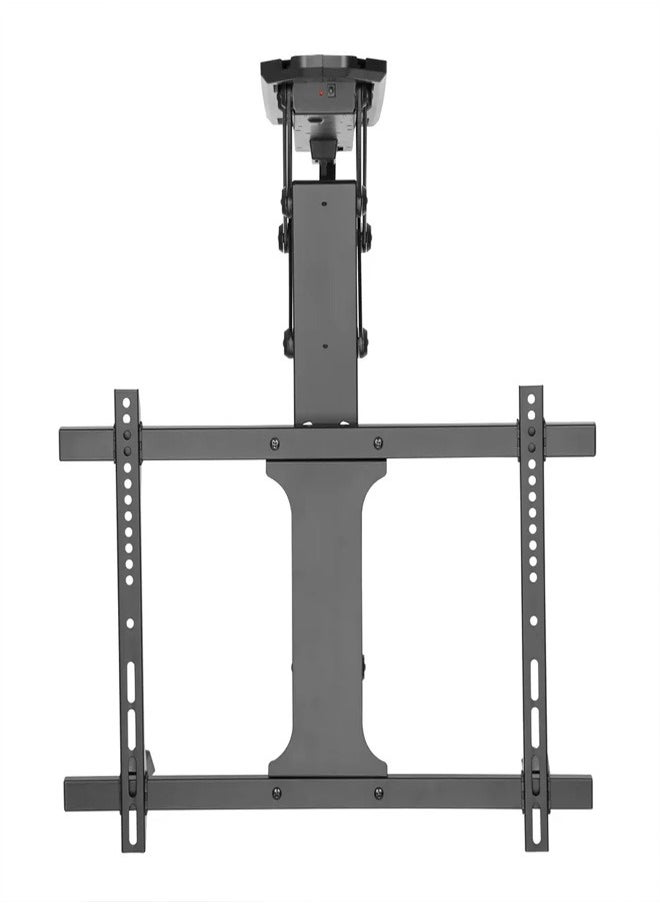 Skill Tech SH M5406R Motorized Flip Down TV Ceiling Mount for 32–75 Inch LED/LCD Screens, VESA 600x400, Remote Controlled, Max Load 35kg – Black  - Image 1
