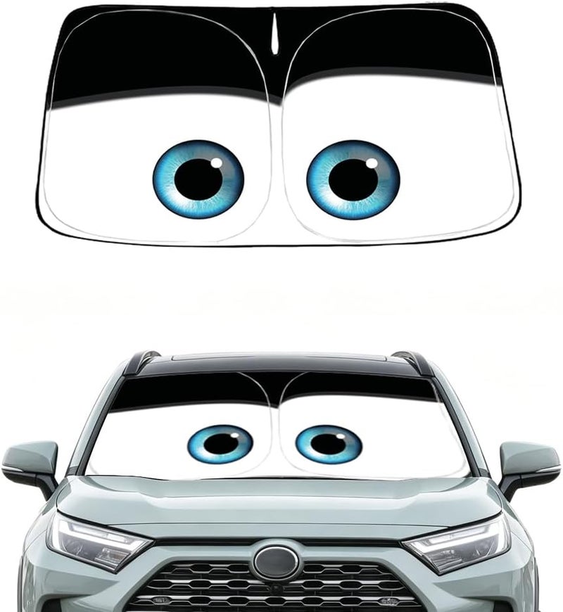 Güvenç حاجب شمسي للزجاج الأمامي لتويوتا RAV4 2019-2022 2023 2024 2025 2026، ملحقات حاجب شمسي للزجاج الأمامي، واقي من الحرارة والأشعة فوق البنفسجية (تويوتا RAV4) - Image 1