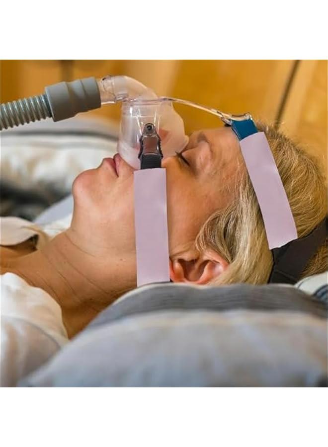 4-Pack Satin CPAP Strap Covers for Comfortable Sleep Support - Pink Color - Image 5