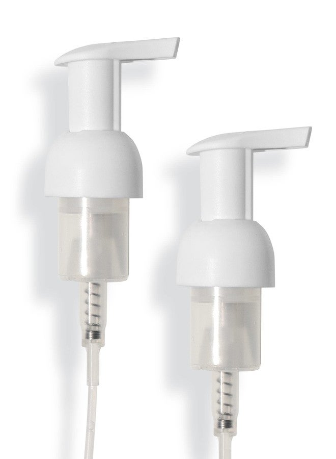 Tirtyl Foaming Replacement Pump Set - 2 Pack - 40mm (1.57”) Wide Rim (40/410 neck size) - Unique Matte Finish - High Rated 1.66c Foam Output for Maximum Foam (Matte White) - Image 1