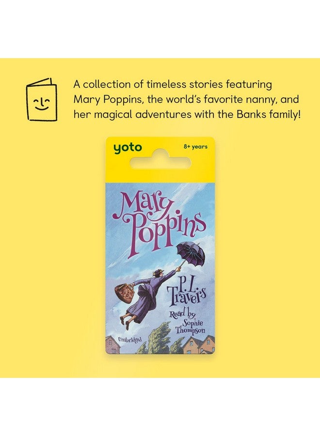 YOTO Yoto The Mary Poppins Collection by P.L. Travers - 3 Kids Audio Cards for Use with Player & Mini All-in-1 Audio Device, Screen-Free Listening with Fun Playtime Bedtime & Travel Stories, Ages 10+ - Image 2
