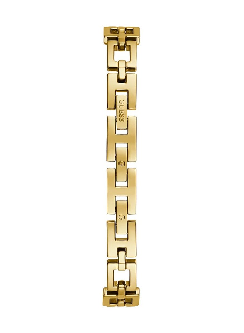 Guess Womens Gold Tone Case Gold Tone Stainless Steel Watch GW0549L2