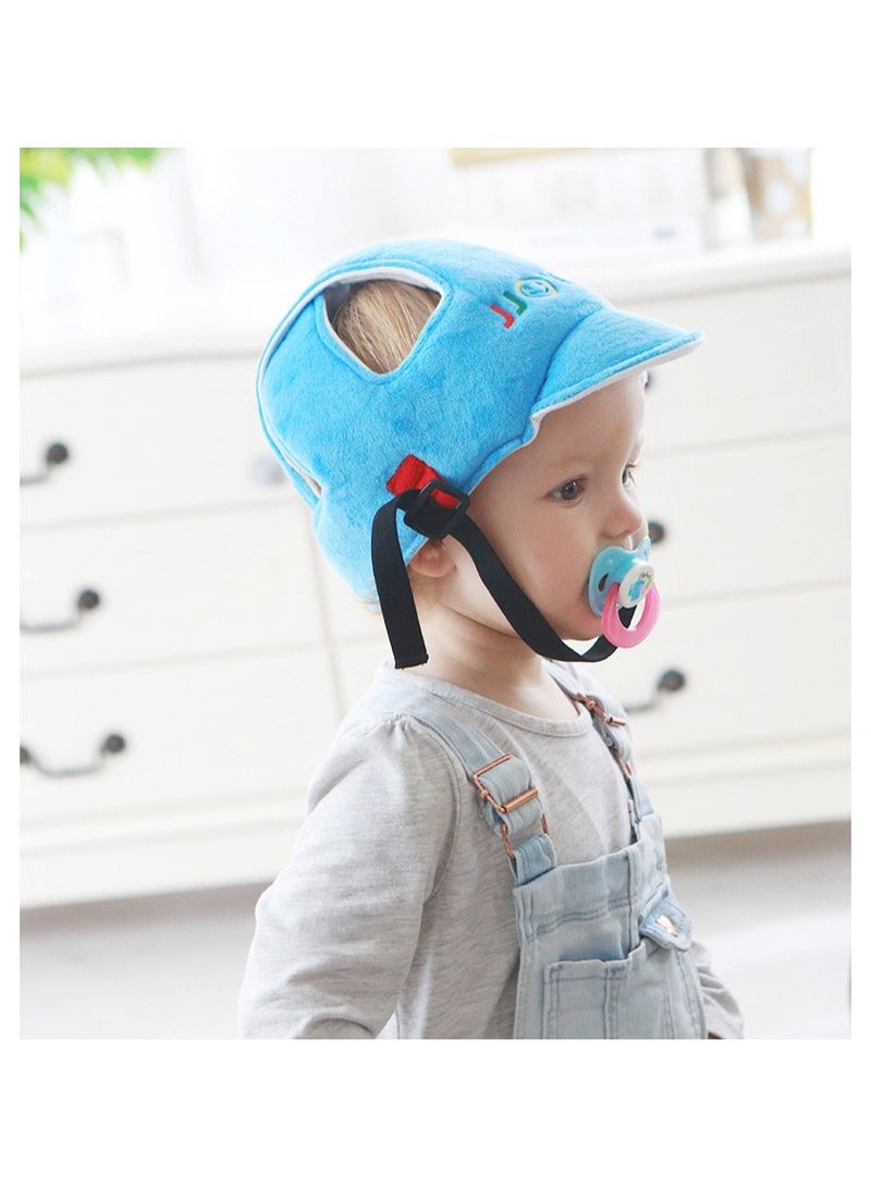 Baby Toddler Walking Helmet Head Protector Baby Helmet for Crawling Walking Toddler Anti-Collision Helmet Head Cushion Hat Breathable Soft Cushion Safety Helmet Adjustable Protective Cap - Image 3