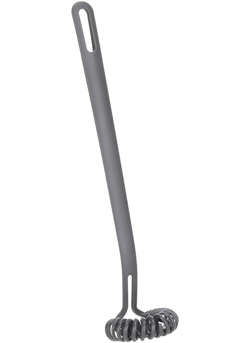 Generic - "Small Plastic Hand Egg Beater - Mini Whisk for Creamy Foam, Sauce and Sauce Line in Small Bowls, Perfect for Beating Eggs and Cooking, Can be Used in Granite and Teflon Cookware Multiple Colors (Comes in Random Color Grey or Black) - Image 1