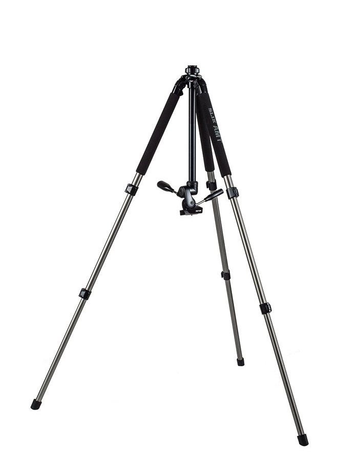 SLIK Pro 700 DX Tripod with 700DX 3-Way, Pan-and-Tilt Head - Titanium  - Image 2
