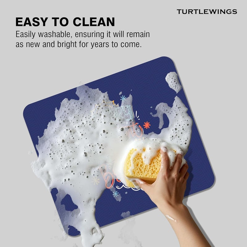 TURTLEWINGS | Mousepad | Inspirational Quote Mousepad – 22x18 cm, 3mm Thick | Abstract Design Non-Slip Rubber Base | Office, Study & Gaming Use | Premium Smooth Surface 222 (12) - Image 4