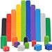 KUTOI Math Manipulatives Counting Cubes Educational Math Linking Cubes Classroom Toys Kindergarten Learning Materials Homeschool SuppliesSet of 100 Math Cubes for Kids Ages 3 - Image 3