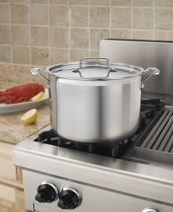 Cuisinart MCP6628N MultiClad Pro Stainless 12Quart Skillet Stockpot wCover - Image 3