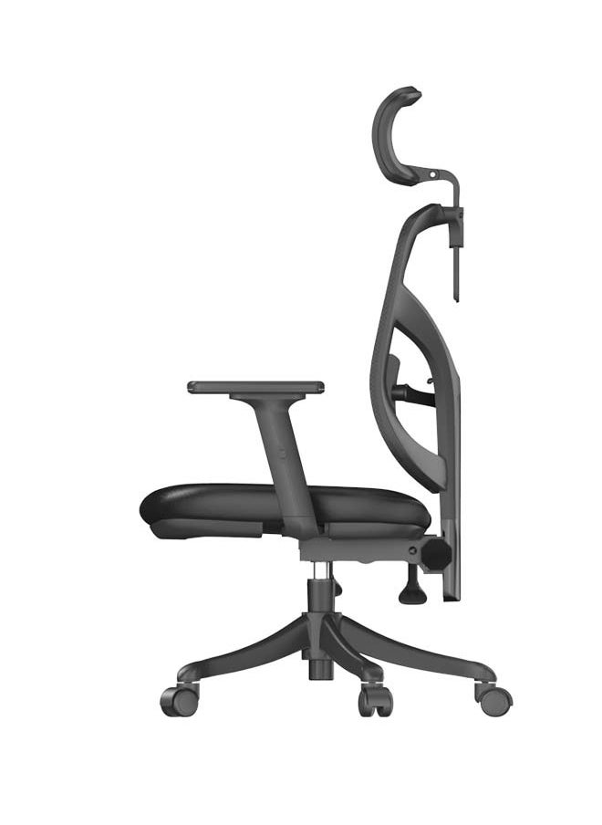 SIHOO كرسي مكتب تنفيذي مت swivel شبكي M56 عالي الجودة مع مسند ذراع اختياري ودعم قطني  - Image 5